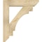 Ekena Millwork Merced Slat Rough Sawn Bracket w/ Offset Brace, Douglas Fir, 6"W x 24"D x 28"H BKT0604X24X28MRC06RDF - alternate 4